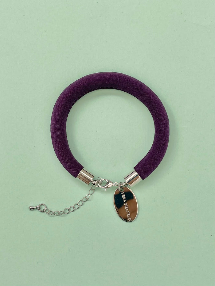 PULSERA SIMPLE morado oscuro