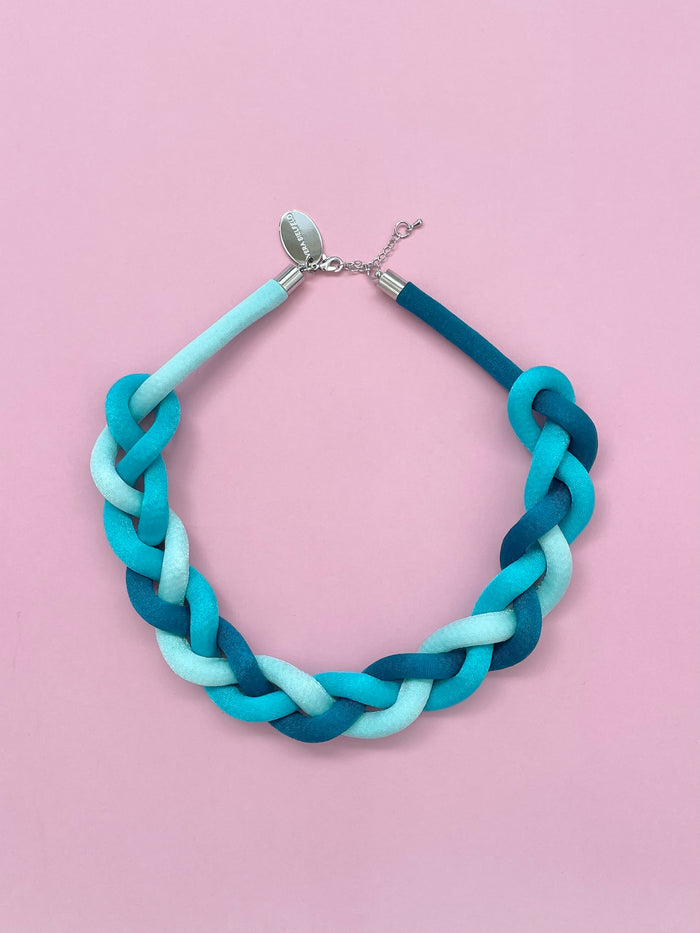 Collar Trenzado multicolor calipso