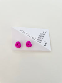 Aros Nudito - fucsia intenso