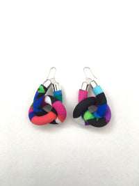 aros nudo colgante multicolor vera sielfeld
