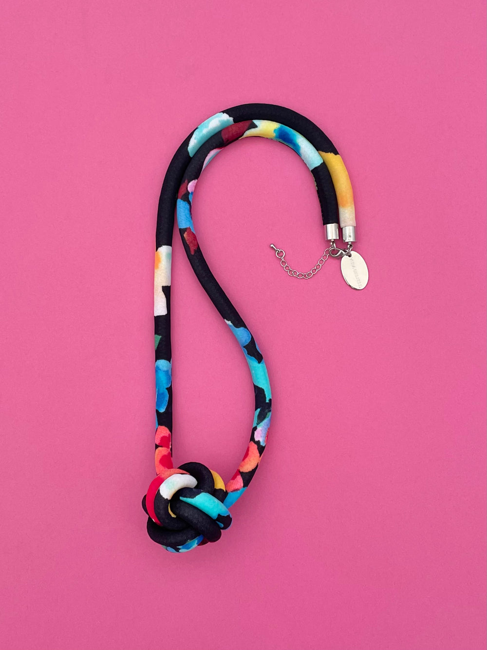 Collar Bola - multicolor ochentero