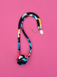 Collar Bola - multicolor ochentero
