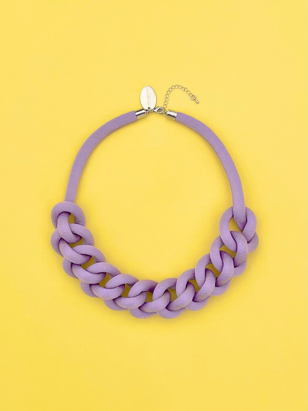 Collar Cadena - lila claro