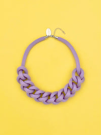 Collar Cadena - lila claro