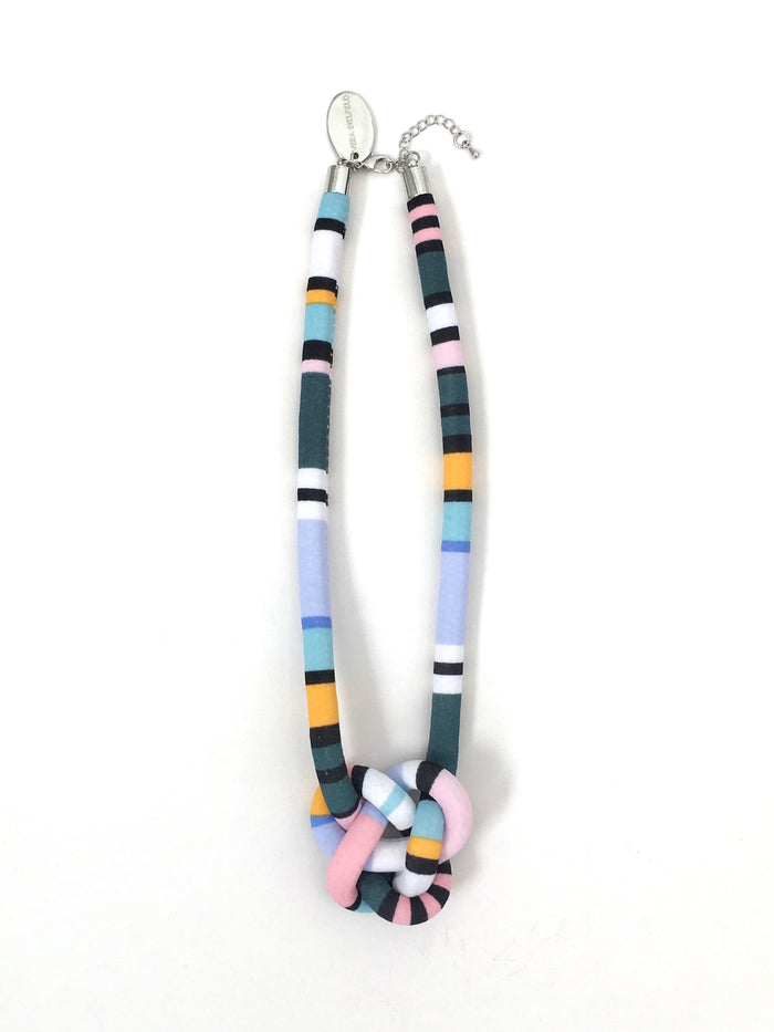 COLLAR CAMAFEO rayado multicolor