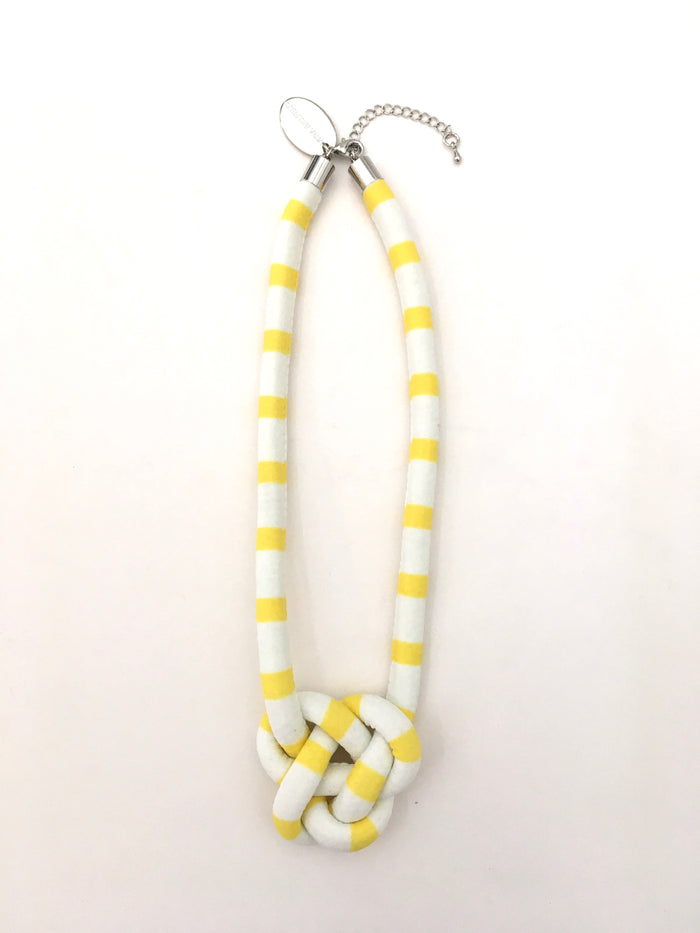 COLLAR CAMAFEO rayado amarillo